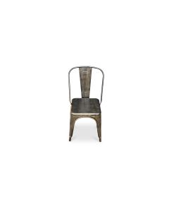 Chaise de salle à manger en acier - Design industriel - Nouvelle édition - Stylix
