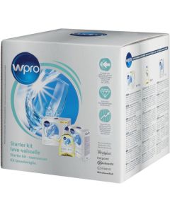 Kit d'entretien pour lave-vaisselle DWC 314/1 avec 24 tablettes tout-en-un, liquide de rinçage et sel régénérant
