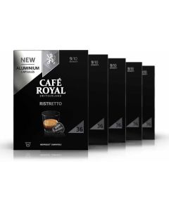 180 Capsules café ristretto compatibles Nespresso pro® - Café Royal Pro