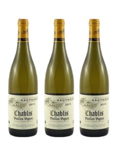 Chablis "vieille vignes" 2023, Chardonnay de prestige, 3 x 75cl.