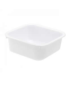 Cuvette carrée  - Blanc 10 L Gilac