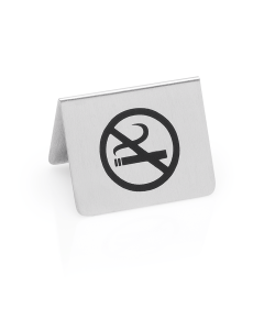 Signe d'interdiction de fumer en Acier au nickel-chrome L 55 mm l 50 mm H 35 mm Was Germany