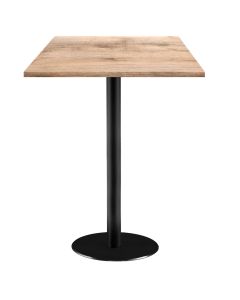 Mange-debout 60x60cm - modèle Rome bois tanin naturel