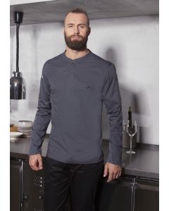 Tee-shirt de travail homme, manches longues, ANTHRACITE , XS , KARLOWSKY