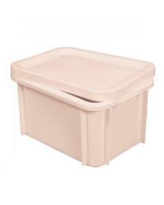 Bac renforcé avec couvercle 400 x 300 15 L - rose