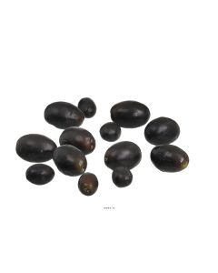 Olives artificielles noires X 24 Diametre 2 A 3 CM