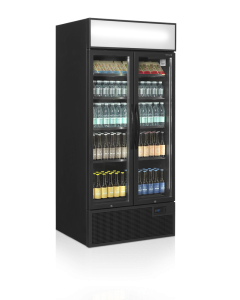 Réfrigérateur Vitré FSC890H Couleur Noire - TEFCOLD