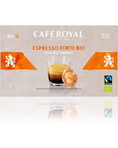 300 Capsules café espresso forte bio compatibles Nespresso pro® - Café Royal Pro