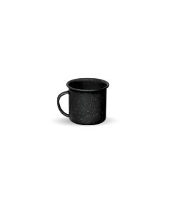Tasse à café expresso en acier émaillé - Noir | Graniteware