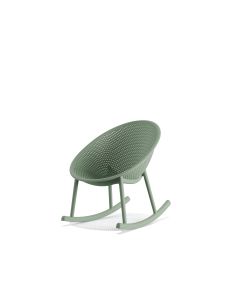 Qosy Chaise à bascule outdoor Vert - Veba