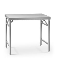 Table de travail pliante cuisine professionnel acier inoxydable 60 x 100 cm capacité de 200 kg
