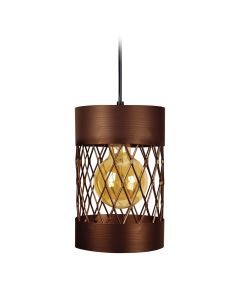 Suspension Anetz métal noir P13,5xD13,5xH80cm