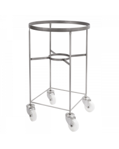 Chariot pour bac grand volume hémisphérique - inox