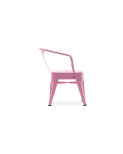Chaise enfant avec accoudoirs - Chaise enfant design industriel - Acier - Stylix