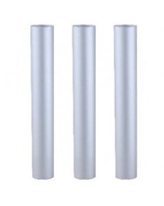 Lot de 3 tubes Alu Chromé 50cm pour aspirateur YP 1/6 Eco B ICA