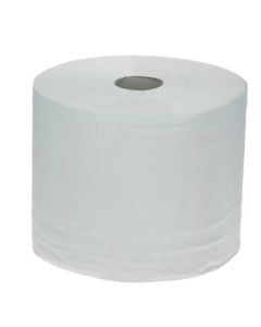 Bobine industrielle d'essuyage 1000 formats recyclée blanc 2 plis 24x22cm x 2 bobines - Daily K