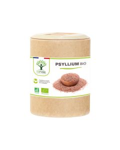 Psyllium Bio - Complément alimentaire - Digestion Transit Cholestérol - Fabriqué en France - Vegan - 200 Gélules