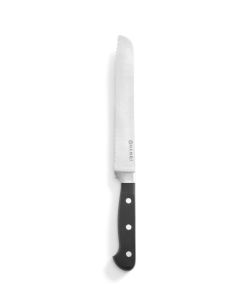 Couteau à pain Kitchen Line Noir (L)335 mm - Hendi