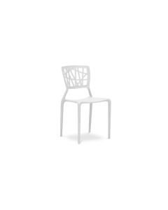 Chaise d'extérieur - Chaise de jardin design - Viena Rouge