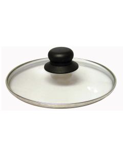 Couvercle verre 16 cm + bouton bakélite