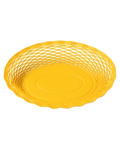 Corbeille à pain jaune 30x24 cm