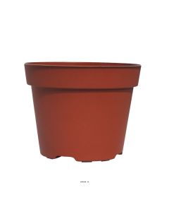 Pot conteneur Plastique Godet de plantation 12 cm Marron