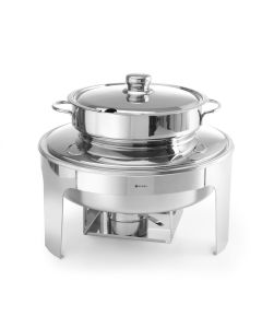 Chafing dish à soupe finition poli miroir Profi Line 10L 420x(H)380 mm - Hendi