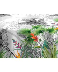 Nappe Anti-taches Fleur de paradis - Ovale 150 x 240 cm