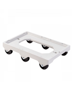 Socle rouleur 6 roues - axe inox