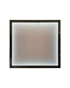 Porte menu mural métal pour 6 feuilles A4 avec option LED