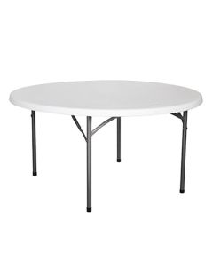 Table pliante ronde HDPE Nimes Ø150x74 - Lot de 1