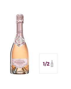 Champagne Demoiselle EO Rosé 37,5 cl - Vin effervescent de qualité supérieure