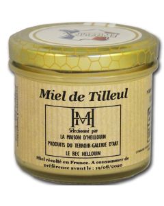 Miel de Tilleul de France - Texture crémeuse et goût puissant - Pot de 135g
