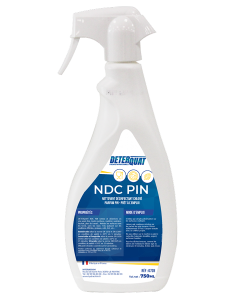 Nettoyant désinfectant chloré prêt à l'emploi - Parfum pin - Spray 750ml - DETERQUAT