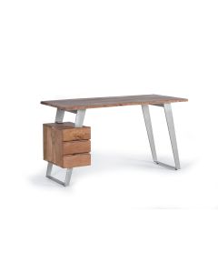 Bureau en bois de manguier et métal