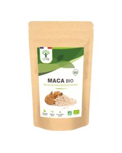 Maca Bio en poudre - Racine de Maca Jaune du Pérou - Énergie Libido - Conditionné en France - Vegan - 100gr
