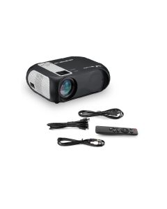 mini Videoprojecteur Beamer Full HD WLAN 2.4G / 5.0G WiFi blanc noir