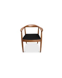 Chaise de salle à manger en bois - Design scandinave - Nalan Gris clair