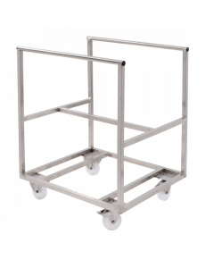 Chariot pour bac grand volume semi - Gris 170 L Gilac
