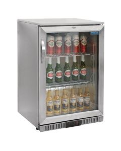 Arrière Bar Porte Pivotante Inox 138L - 108 Bouteilles - Polar