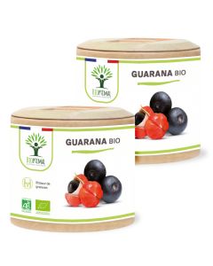 Guarana Bio - Complément alimentaire - Brûle Graisse Énergie - Caféine - Fabriqué en France - Vegan - 2X60 gélules
