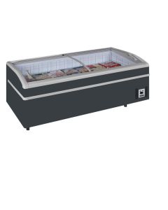 Réfrigérateur congélateur de supermarché gris SHALLOW 200A-CF - Tefcold