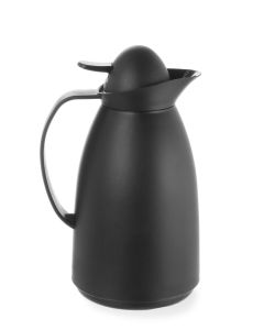 Verseuse isotherme avec bouteille intérieure en verre 1L Noir 140x(H)268 mm - Hendi