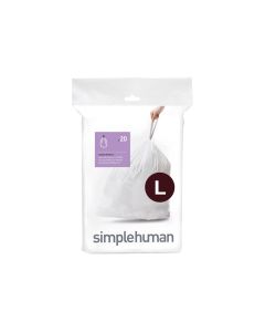 Pack de 20 sacs poubelle 18L code L