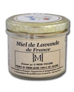 Miel de lavande de Provence - Saveur puissante et sucrée - Pot de 135g