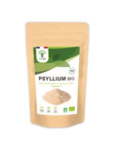 Psyllium Bio - Téguments de Psyllium en Poudre - Digestion Transit - Conditionné en France - Vegan - 150g
