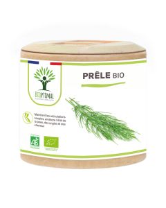 Prêle Bio - Complément alimentaire - Articulation Cheveux Peau - Fabriqué en France - Vegan - 60 gélules