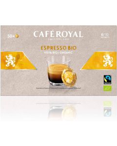150 Capsules café espresso bio compatibles Nespresso pro® - Café Royal Pro