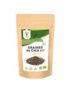 Graines de Chia Bio - Superaliment - Graines de Qualité Premium - Conditionné en France - Vegan - 150 g