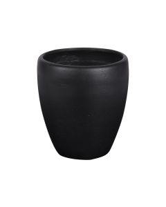 Vase en métal noir Cône 14.5 cm